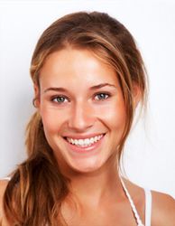 Young woman with a beautiful smile